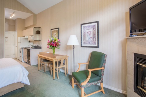 Pinnacle International Hotel Whistler kamer type deluxe studio